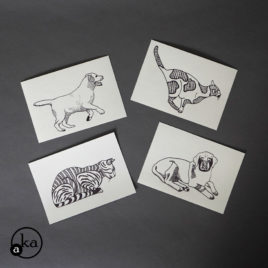 carte chien chat