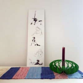 sérigraphie de danseuse